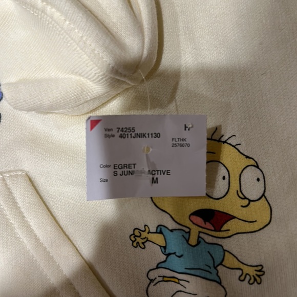 Nickelodeon Rugrats Logo 90s Hoodie NEW WITH TAGS size medium - Picture 2 of 3